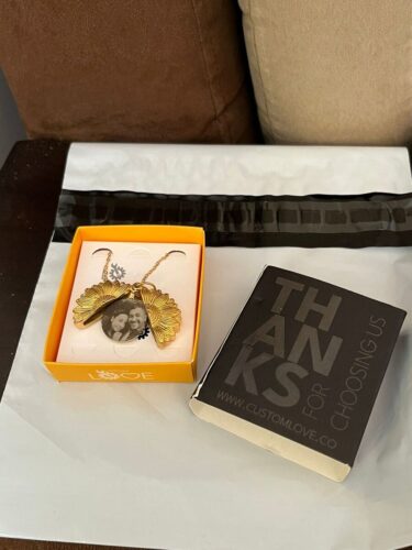 Pingente Girassol + Foto Personalizada photo review