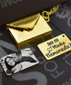 Colar Carta Proposta de Amor