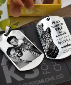 Chaveiro Personalizado com Foto – Especial Dia dos Pais