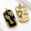 Chaveiro Fé e Proteção com Foto Personalizada